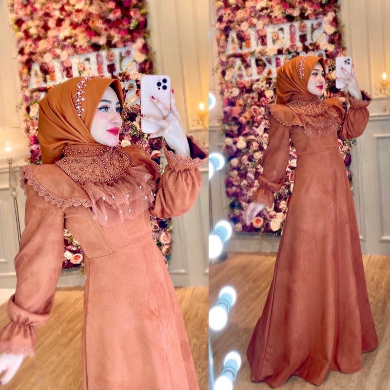 Dress Suede Shellasaukia