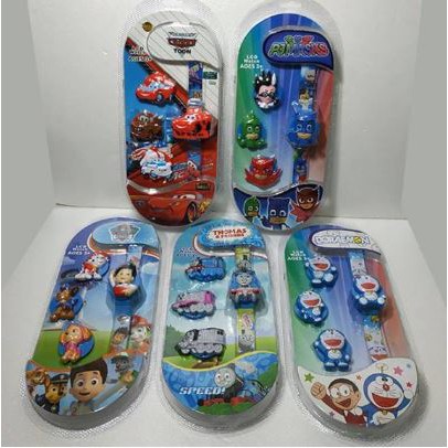 Jam Tangan Anak-Anak Digital Karet 4 in1 Character BAHAN AMAN BUAT ANAK