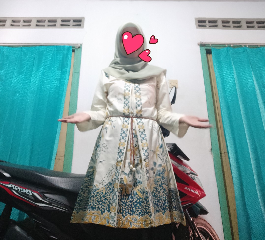 Tunik Batik Belah Depan Jumbo S M L Xl Xxl 3xl 4xl