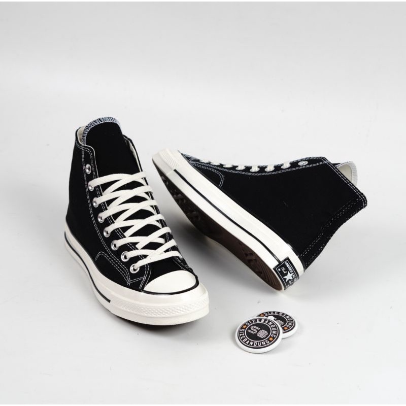 Sepatu Converse All Star 70s Hi Black Egret