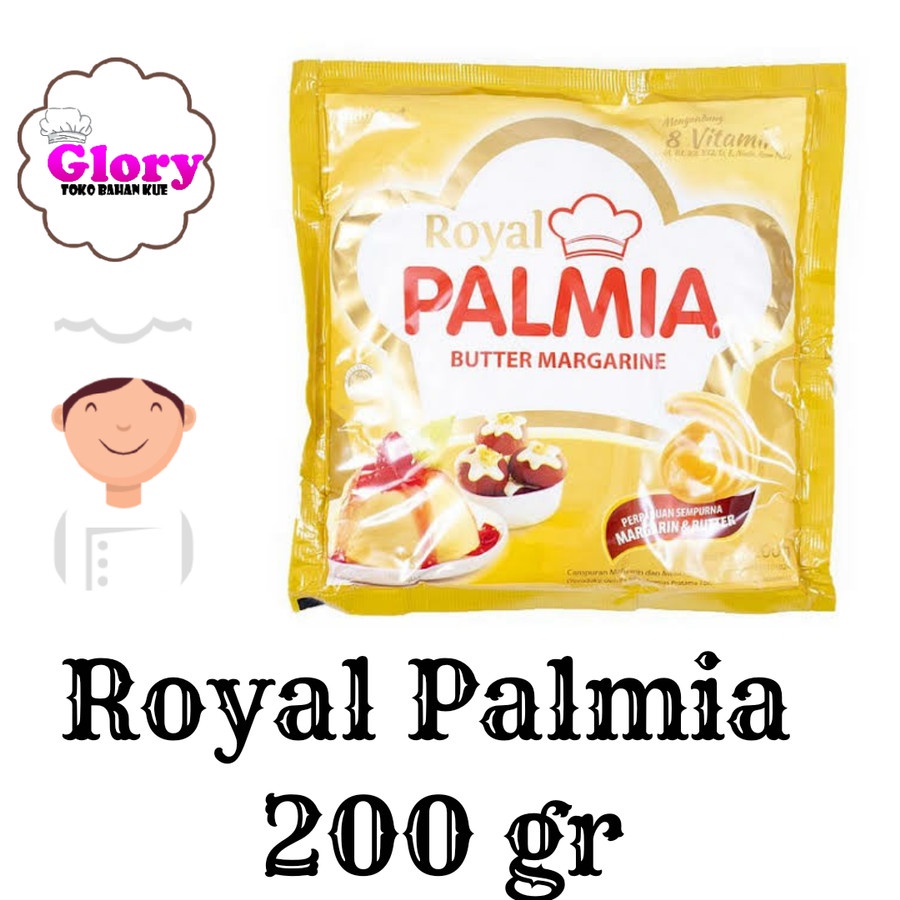 

royal palmia butter margarine 200gr
