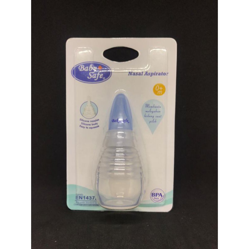 Baby Safe Nasal Aspirator NAS01 / Alat Bantu Sedot Ingus Baby Safe NAS01