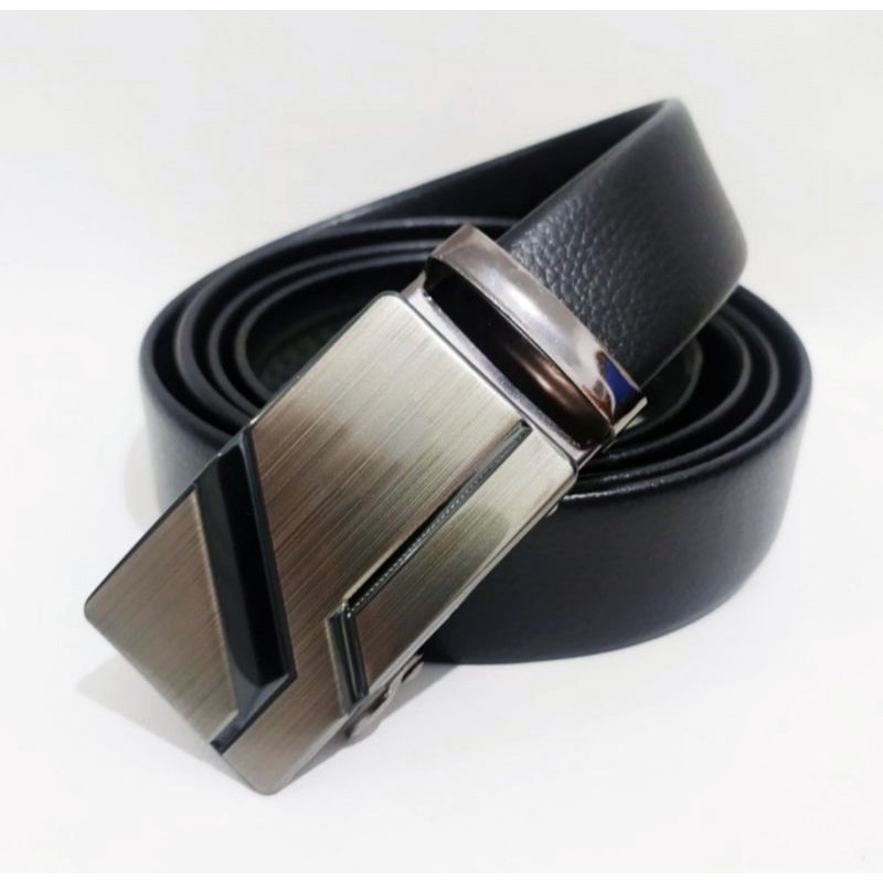 [JURAGAN TAS] IKAT PINGGANG PRIA G200 KULIT PU GESPER PRIA IMPORT KEPALA GESPER STAINLESS CHROME ANT