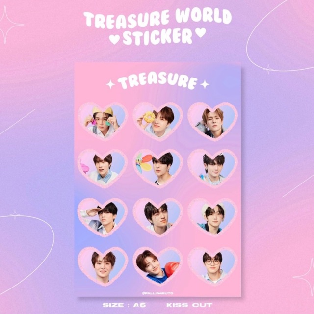 

TREASURE WORLD STICKER FANMADE