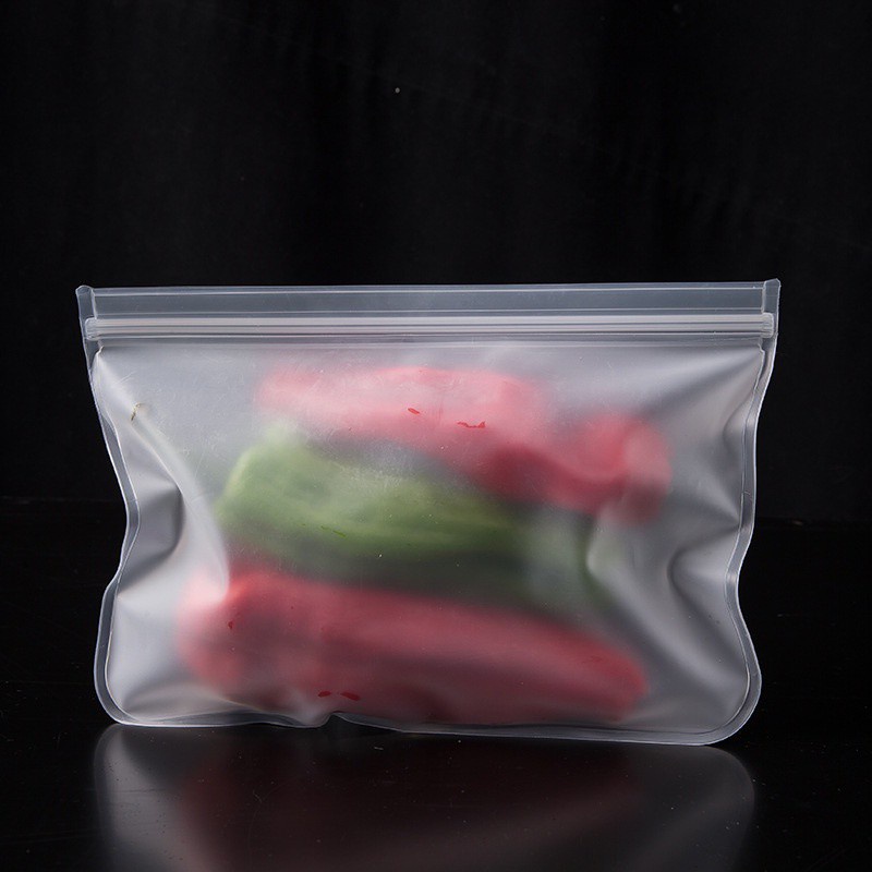 MurmerOfficial R465 Kemasan Penyimpanan Sayur Buah di Kulkas Plastik Kulkas Penyimpanan Tebal / Plastik Penyimpanan / Plastik Ziplock Buram Plastik Reusable