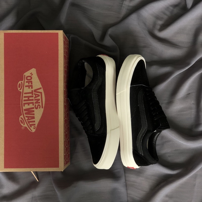 ( NEW BOX ) VANS OLD SKOOL MONO BLACK DOPE OG