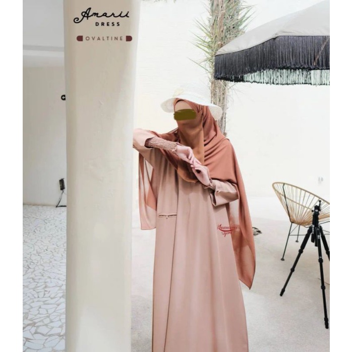 Abaya Amarii Khumaira syari | abaya manset smoke Milo XL