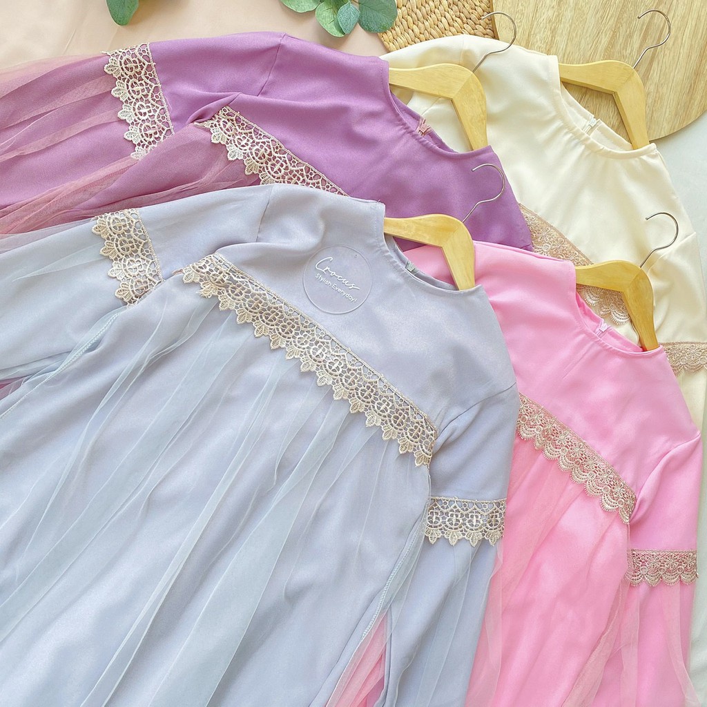 [ 𝐂𝐫𝐨𝐜𝐮𝐬 ] Maxi Nuraini / Couple Nuraini / Maxi ZOYA / Dress Maxi Tile / Gamis Muslim Terbaru XC - Maxi Nuraini / Couple Nuraini / Maxi ZOYA / Dress Maxi Tile / Gamis Muslim Terbaru-4