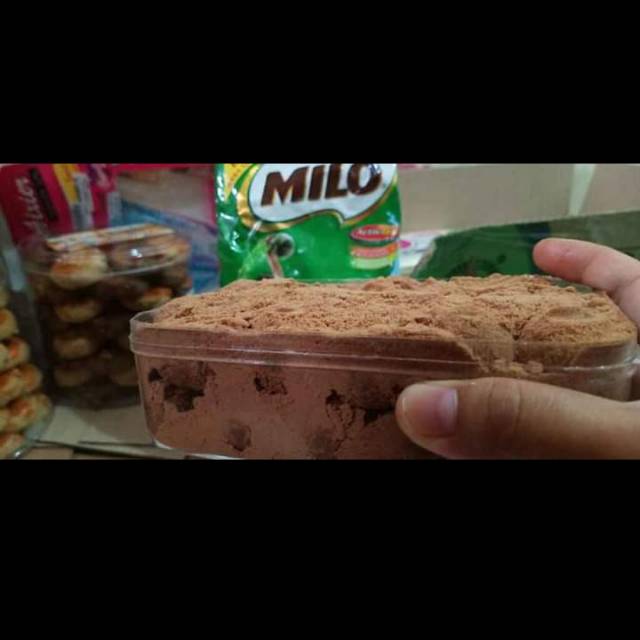 

Kue putri salju susu dancow/milo