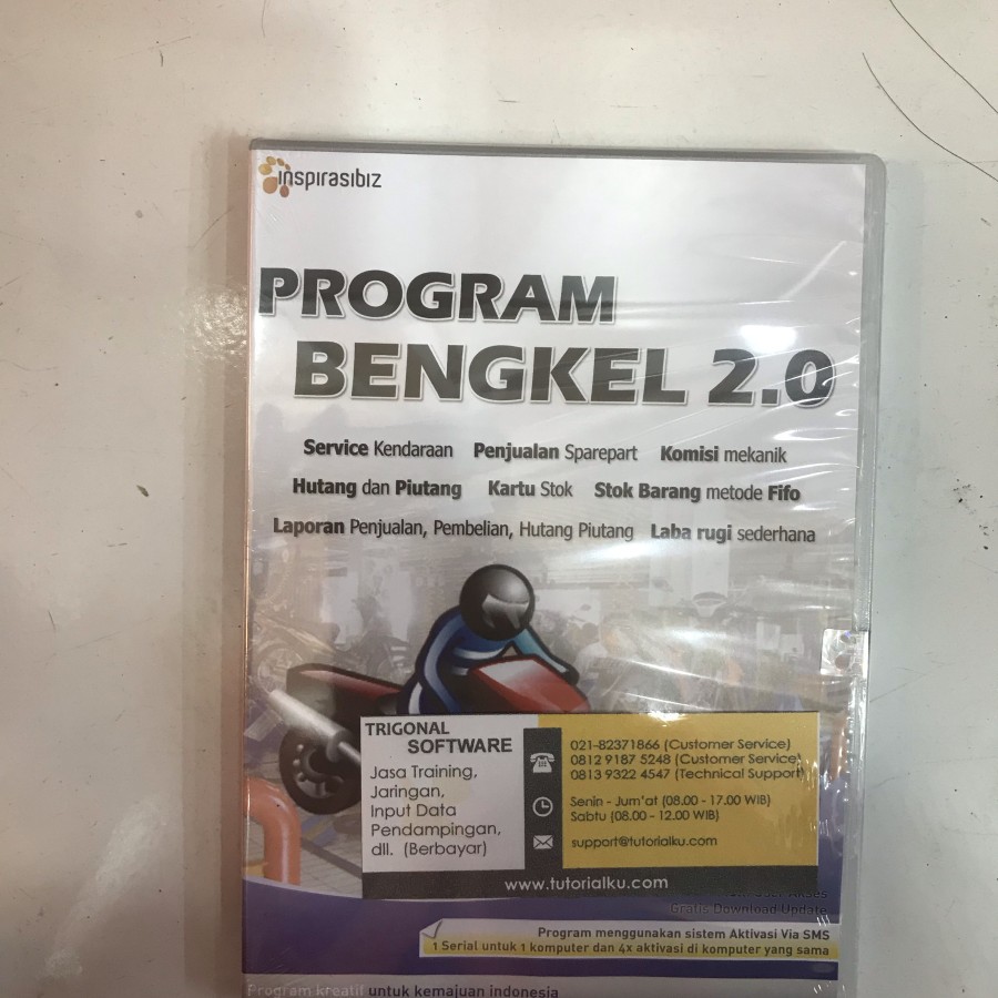 SOFTWARE PROGAM BENGKEL 2.0 - SERVICE KENDARAAN PENJUALAN SPAREPART