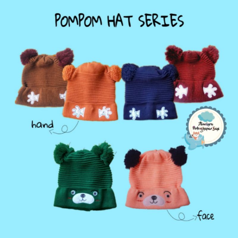 Top rajuti pompom Hat series murah