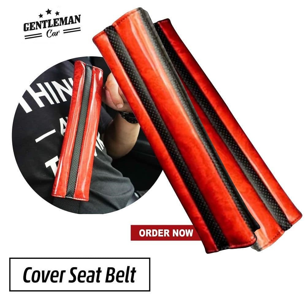 Cover Seat Belt / Sabuk Pengaman Gentleman Design &amp; Premium Quality