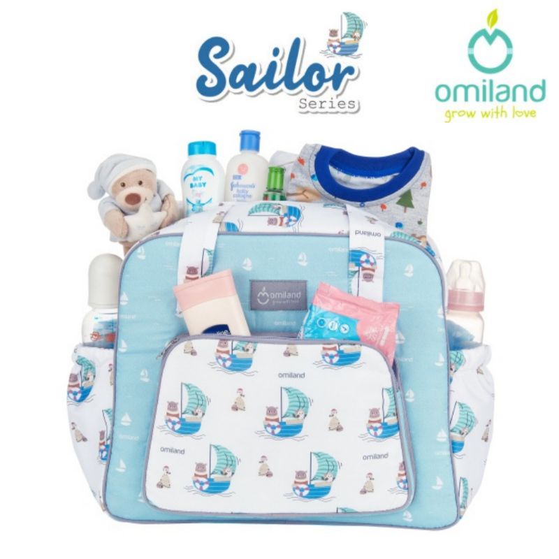 Omiland Tas Bayi Kecil Medium Besar Sailor Series