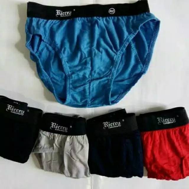 Celana dalam pria karet boxer riccey / uk M L XL