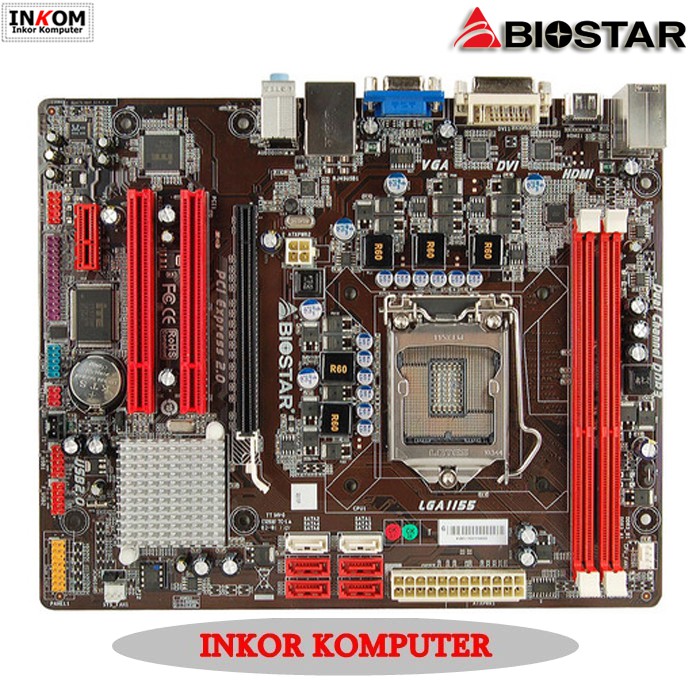 Mainboard Intel LGA 1155 H67 Biostar