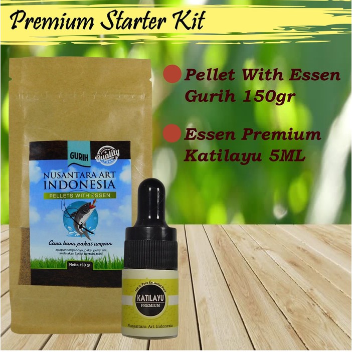 Essen Getah Katilayu Premium 5ml & Umpan Pancing Ikan Tombro Pellets With Essen Varian Gurih