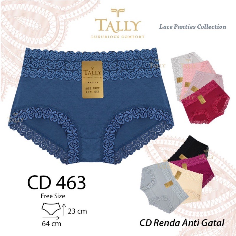 CD | Celana Dalam Wanita TALLY 463 Bahan Bamboo lembut Freesize