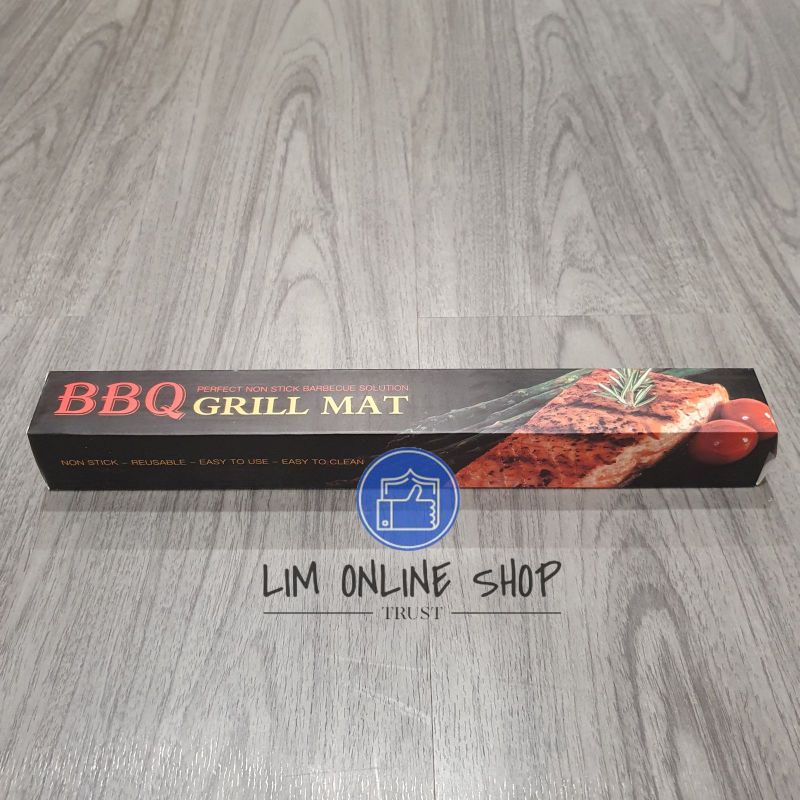 Barbeque Grill Mat BBQ ANTI LENGKET ALAS PANGGANG KERTAS PEMANGGANG SEHAT &amp; MUDAH DIBERSIHKAN