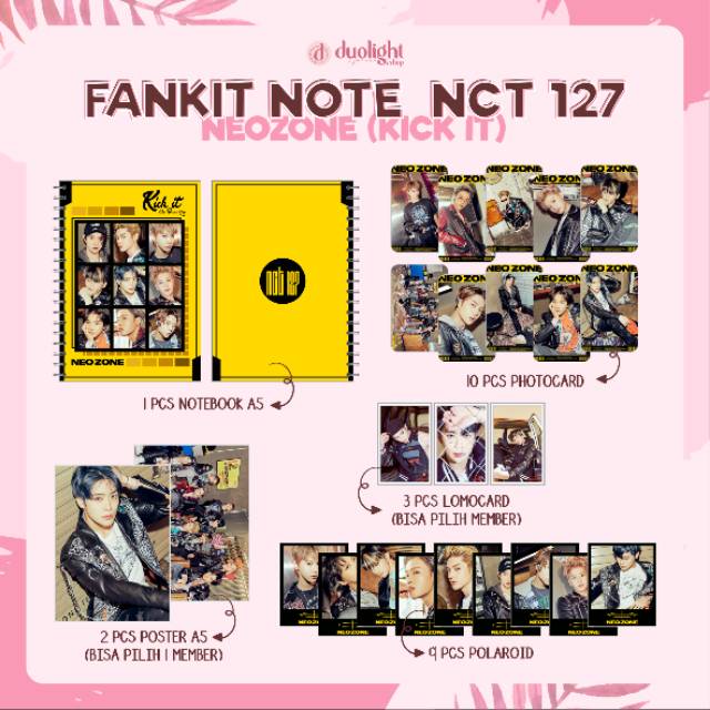 

(FREE BOX) FANKIT NOTE KPOP | NCT 127