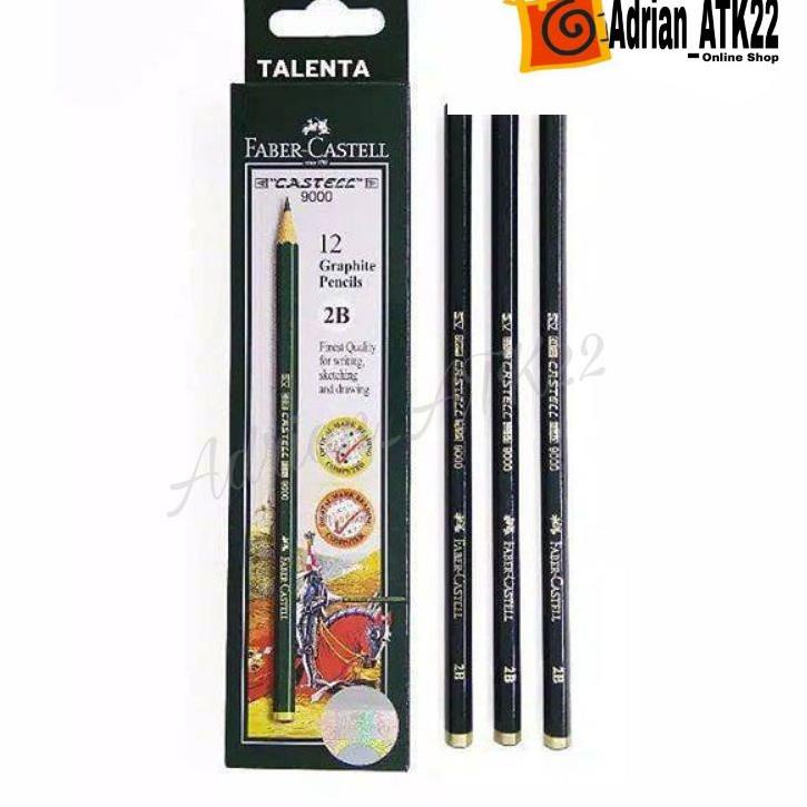 

Big Sale.. PENSIL FABER CASTEL 2B || PENSIL FABER CASTEL 1BOX ISI 12PCS