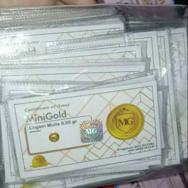 Emas Murni Minigold Klasik 0,05 Gram
