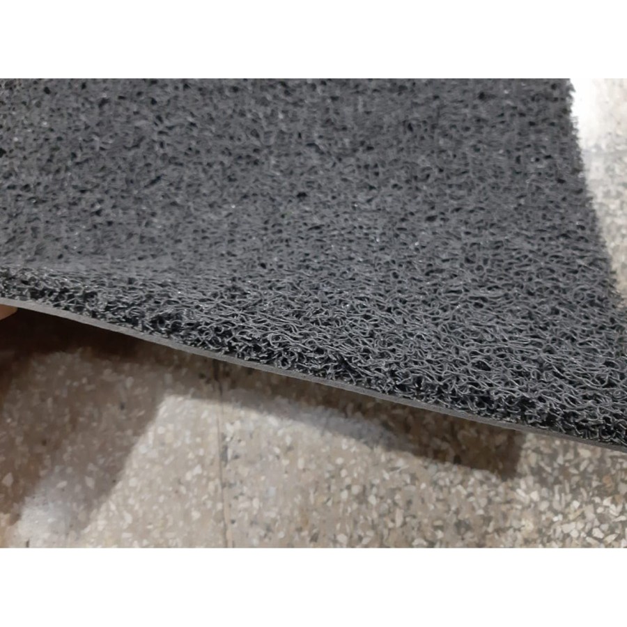 Keset Mie Bihun PVC 40x60 Grey, Karpet Anti Slip, S Mat, Kamar Mandi-1