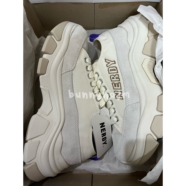 [READY] NEW NERDY SHOES IVORY SEPATU KONSER