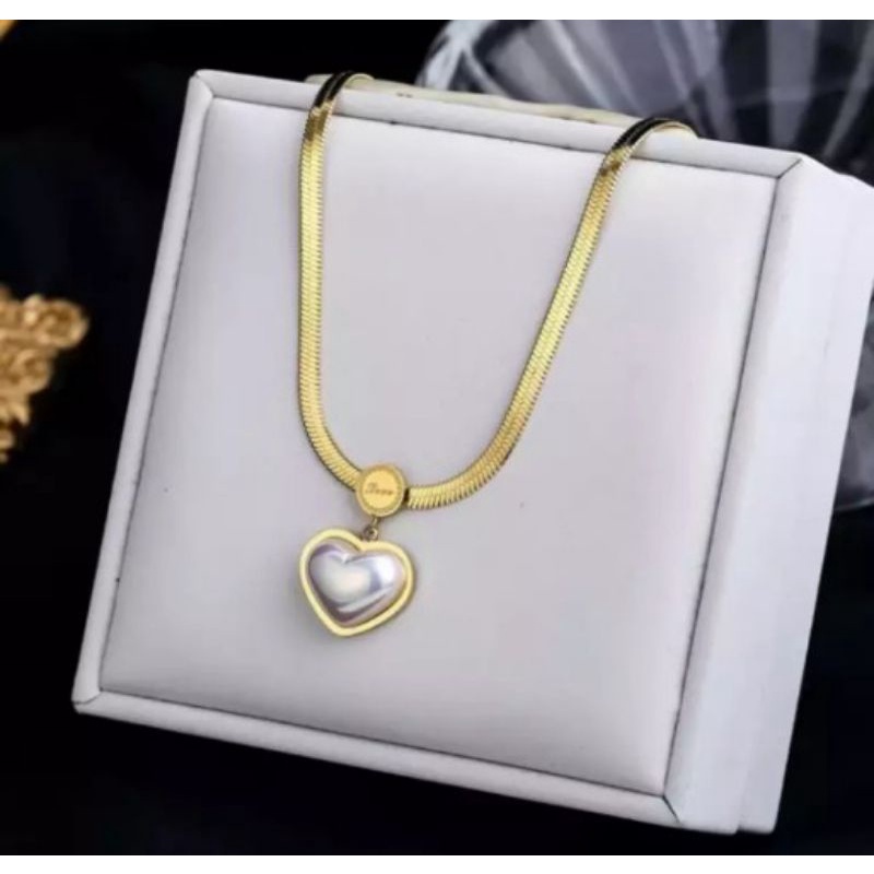 KALUNG LOVE TITANIUM KALUNG PIPIH BELUT PERHIASAN TERBARU MODEL TERBARU