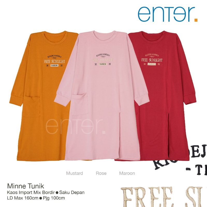 Tunik Kaos Jumbo Melar LD 160cm XXXXXXL Minnie Minne Ori Enter Terbaru Atasan Wanita Super Extra Big