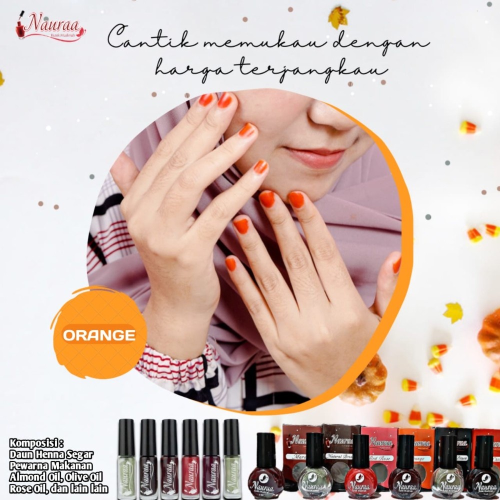 QEILA - NAURA KUTEK MUSLIMAH HENNA KUKU HALAL | READY STOCK