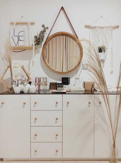 Tarikan Knob Bulat Bahan Kayu Handle Cabinet Wood Handel Laci Pintu Lemari