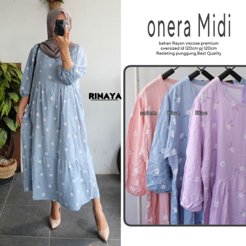 READY√√ ONERA MIDI DRESS BY RINAYA