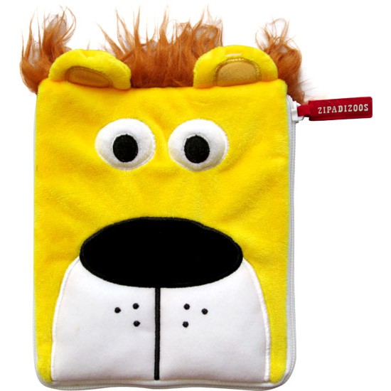 

SALE Zipadizoos Lion Board Book with furry lion zipper case