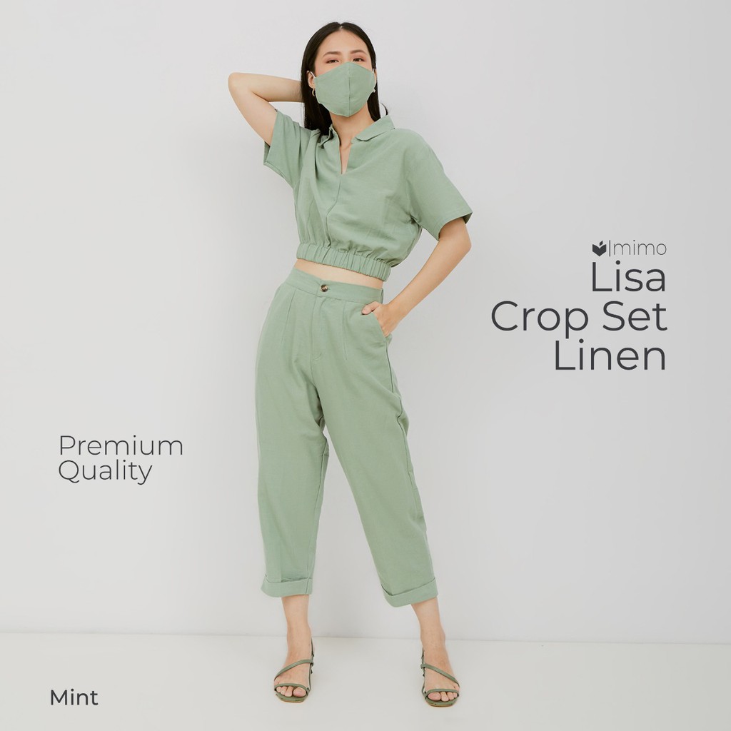 Lisa Crop Set Linen