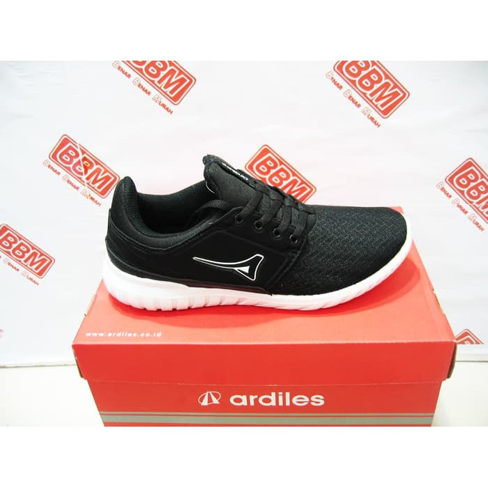 ARDILES ZIMMA - SEPATU WANITA SNEAKER RUNNING SANTAI - Hitam