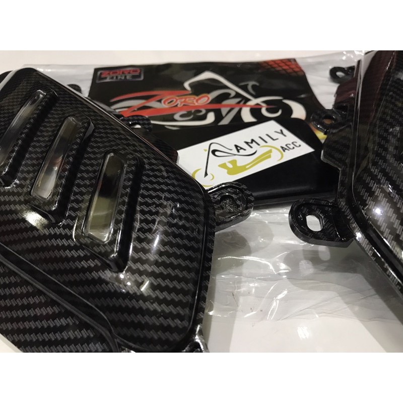 Cover Body Pijakan Kaki Samping Nmax Lama Carbon Sirip Hiu Nmax Zoro