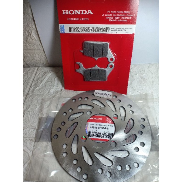 Piringan disk depan + dispad beat fi ,beat esp,Vario 125,Vario 150 old