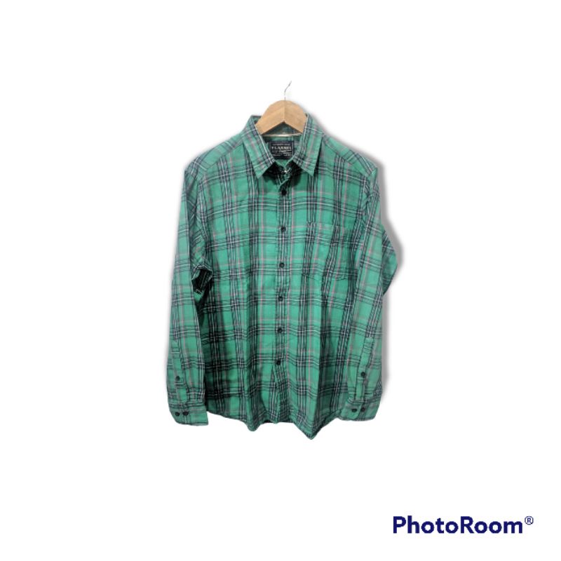 Kemeja Flanel (Uniqlo) second original