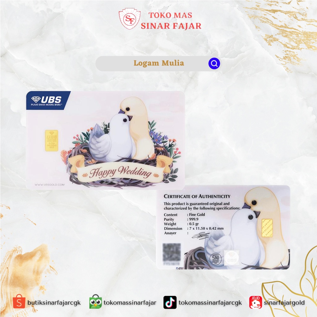 LM UBS EDISI HAPPY WEDDING 0.50 GR