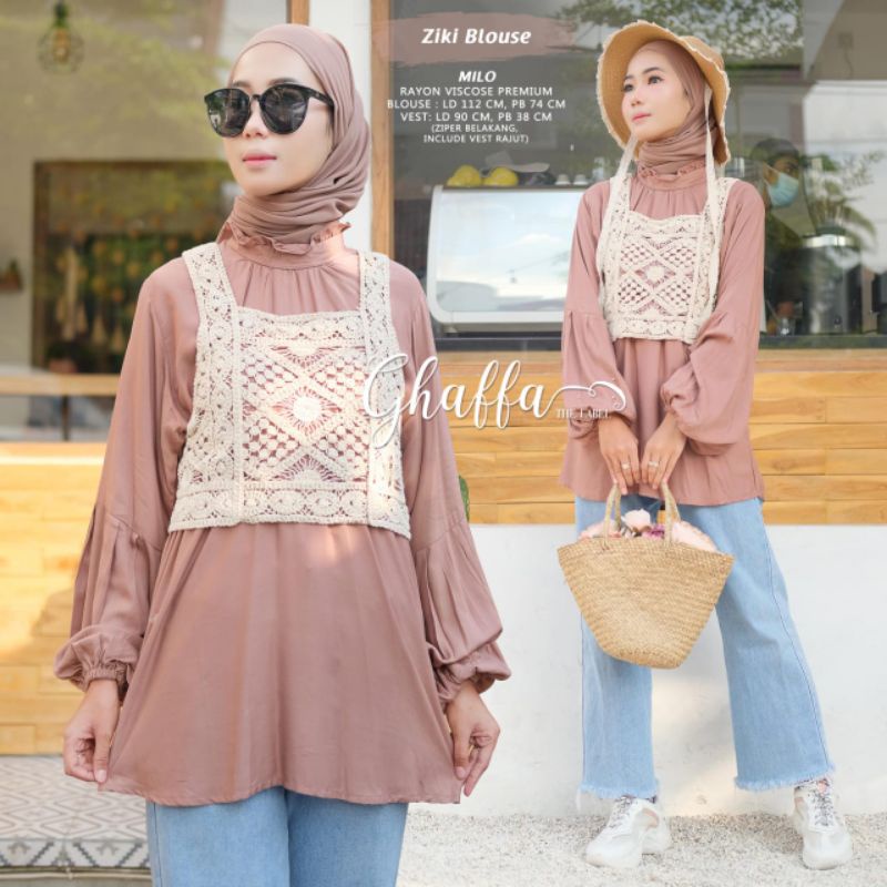 BLOUSE/ZIKI BLOUSE GHAFFA THE LABEL