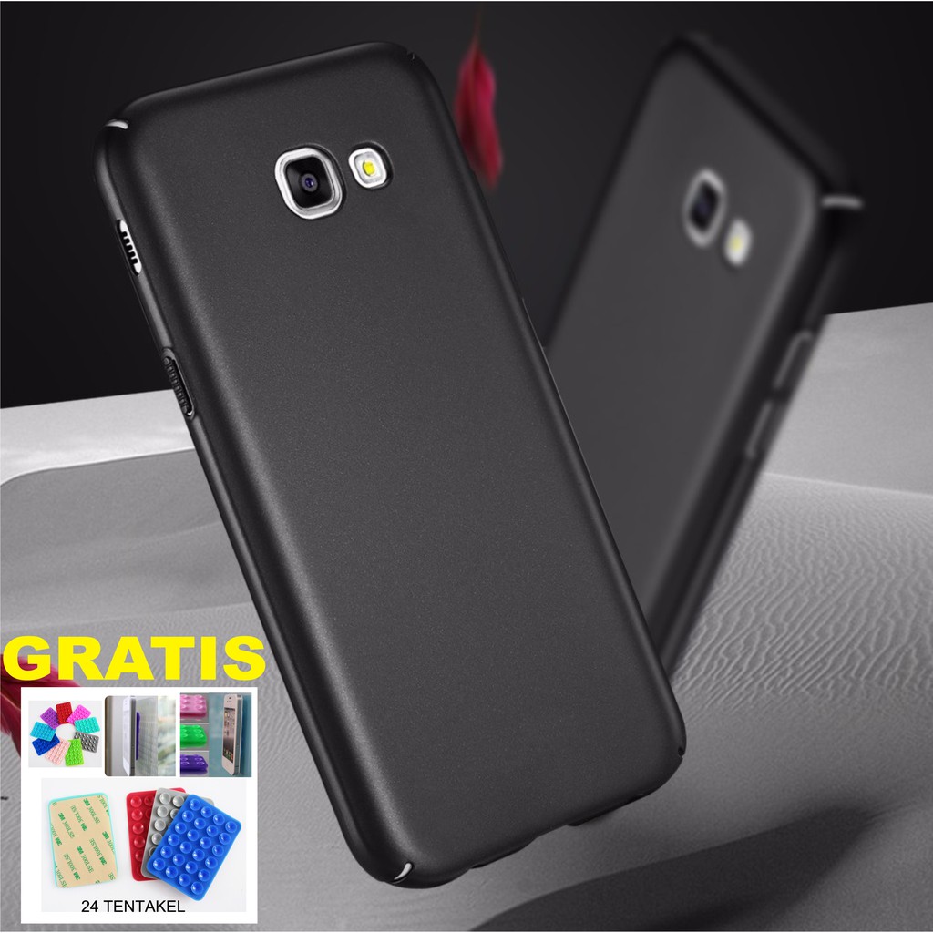Case Samsung Galaxy A7 2017 Ultrathin Soft Skin GRATIS 1Buah Gurita 24 Tentakel