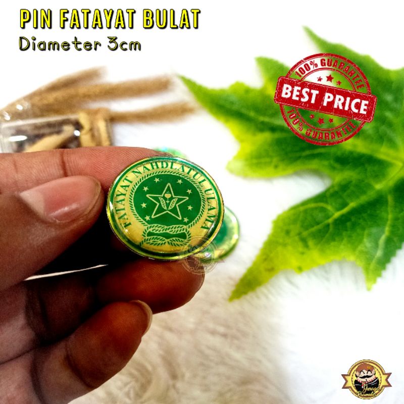 Pin FATAYAT NU BULAT DIAMETER 3CM ( NU )