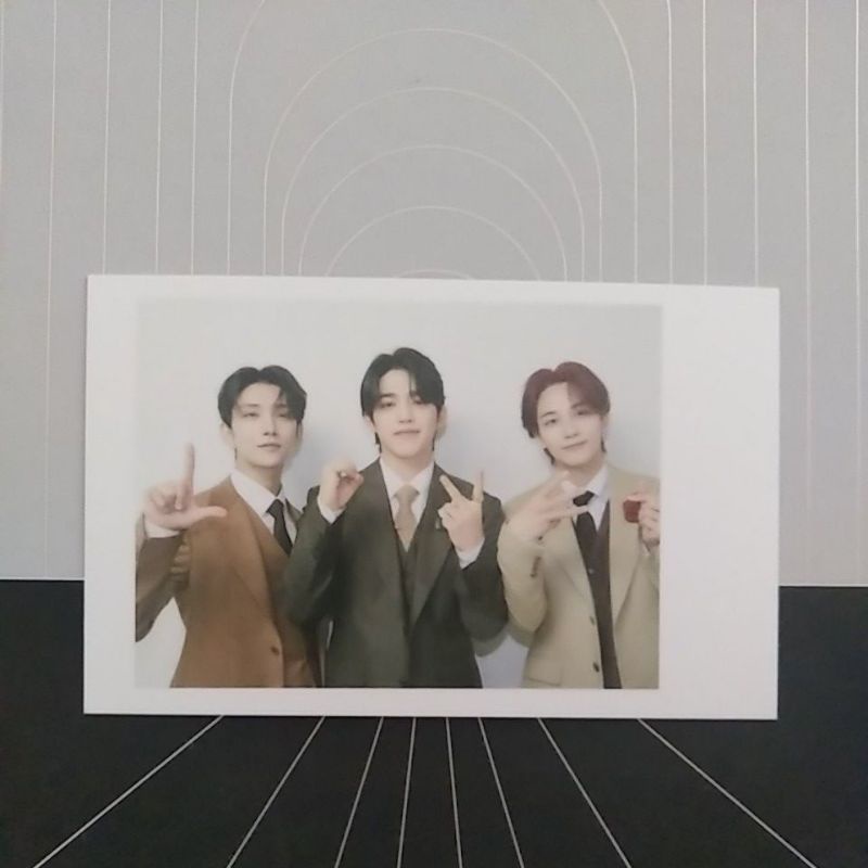 OFFICIAL Seventeen Incomplete DVD Polaroid Photo Card 95L (S.Coups-Jeonghan-Joshua)