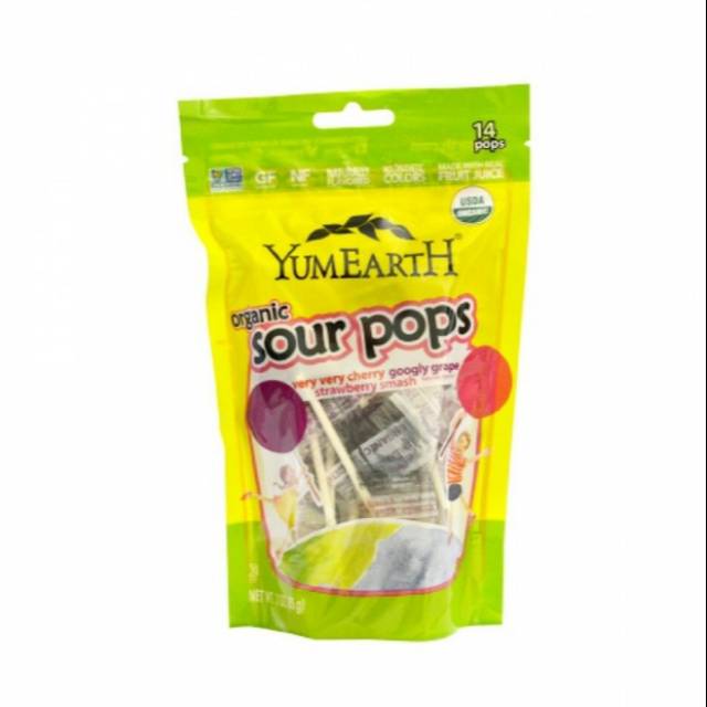 

YumEarth organic sour pops 14 pops