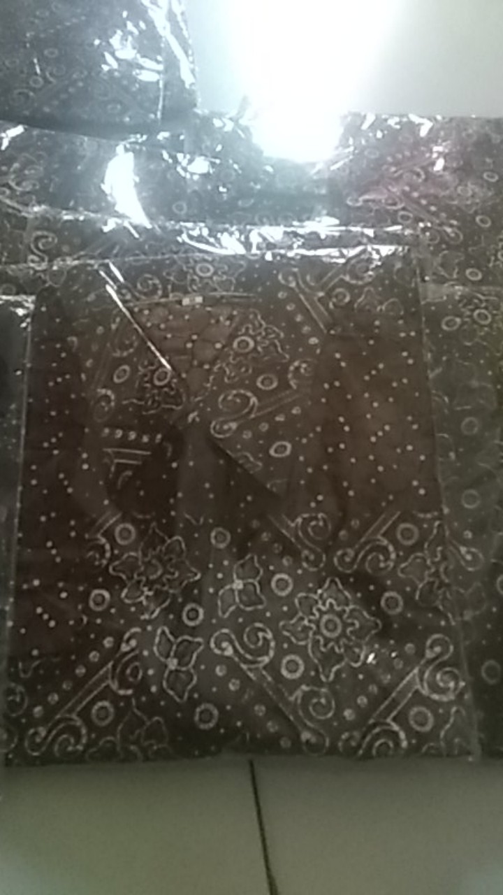Batik Couple Keluarga Sania Ruffle Ori Ndoro Jowi Dnt Motif Jaring