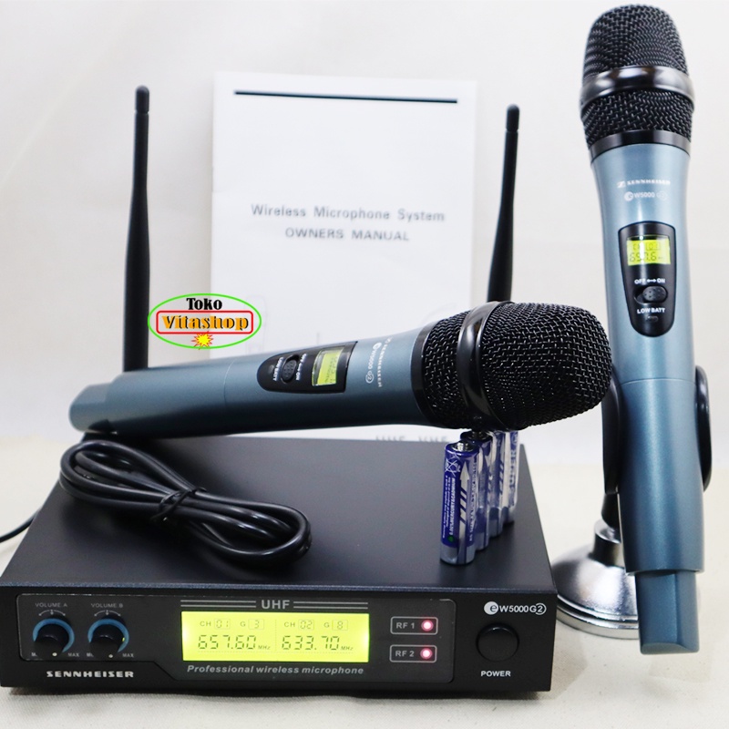 Microphone Wireless Sennheiser EW-5000G2 Mikrofon Mik Werles LCD Display