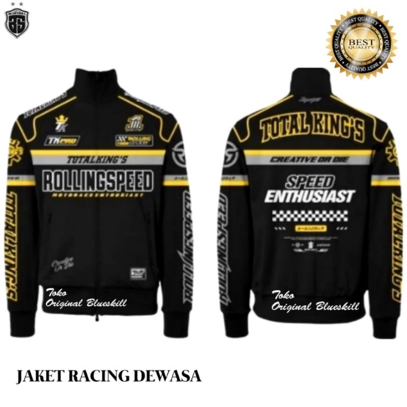 Jaket racinghell / jaket racing bahan lotto tebal / jaket motor printing / jaket balap terlaris