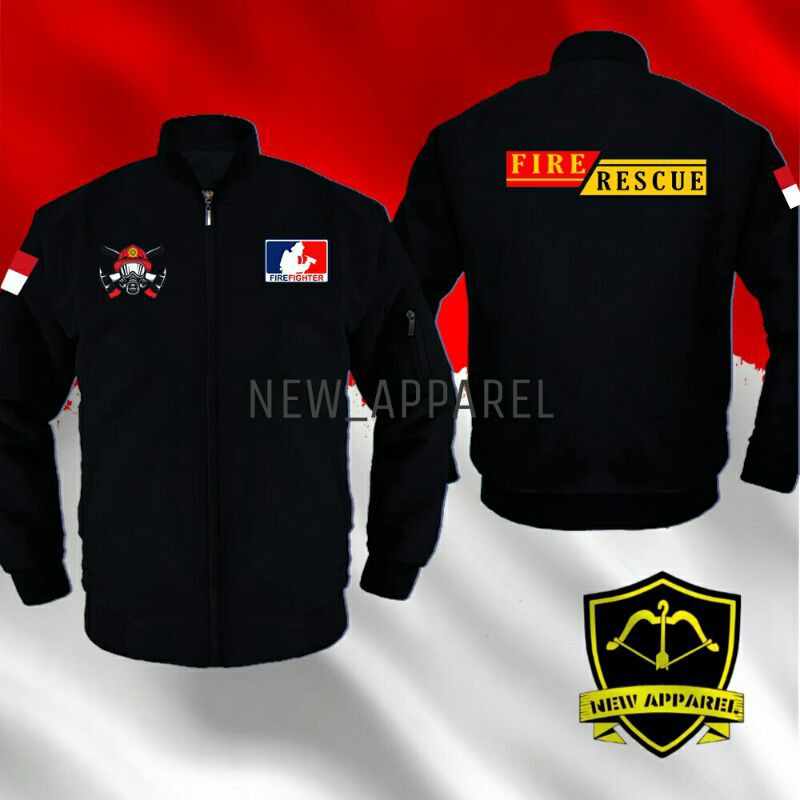 Jaket Bomber DAMKAR FIRE RESCUE PEMADAM KEBAKARAN