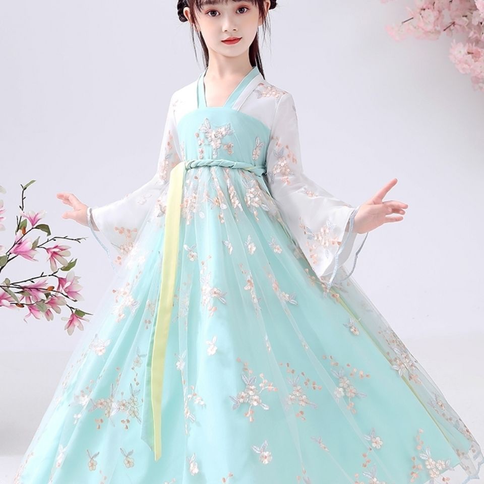 Children's Hanfu girls' spring and summer super FAIRY DRESS ancient clothes Chinese style children's