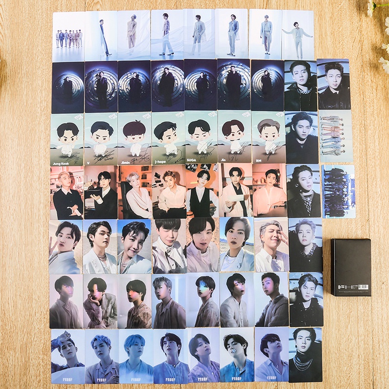 58pcs / set Kartu Foto Kpop BTS Ukuran Kecil